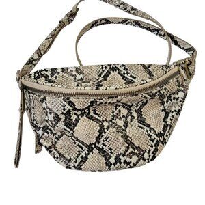 Python Style Snakeskin Preston Belt/Crossbody Bag - Like New Condition